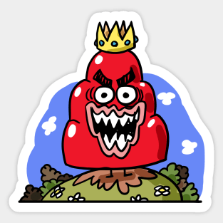 Evil Pudding King Sticker